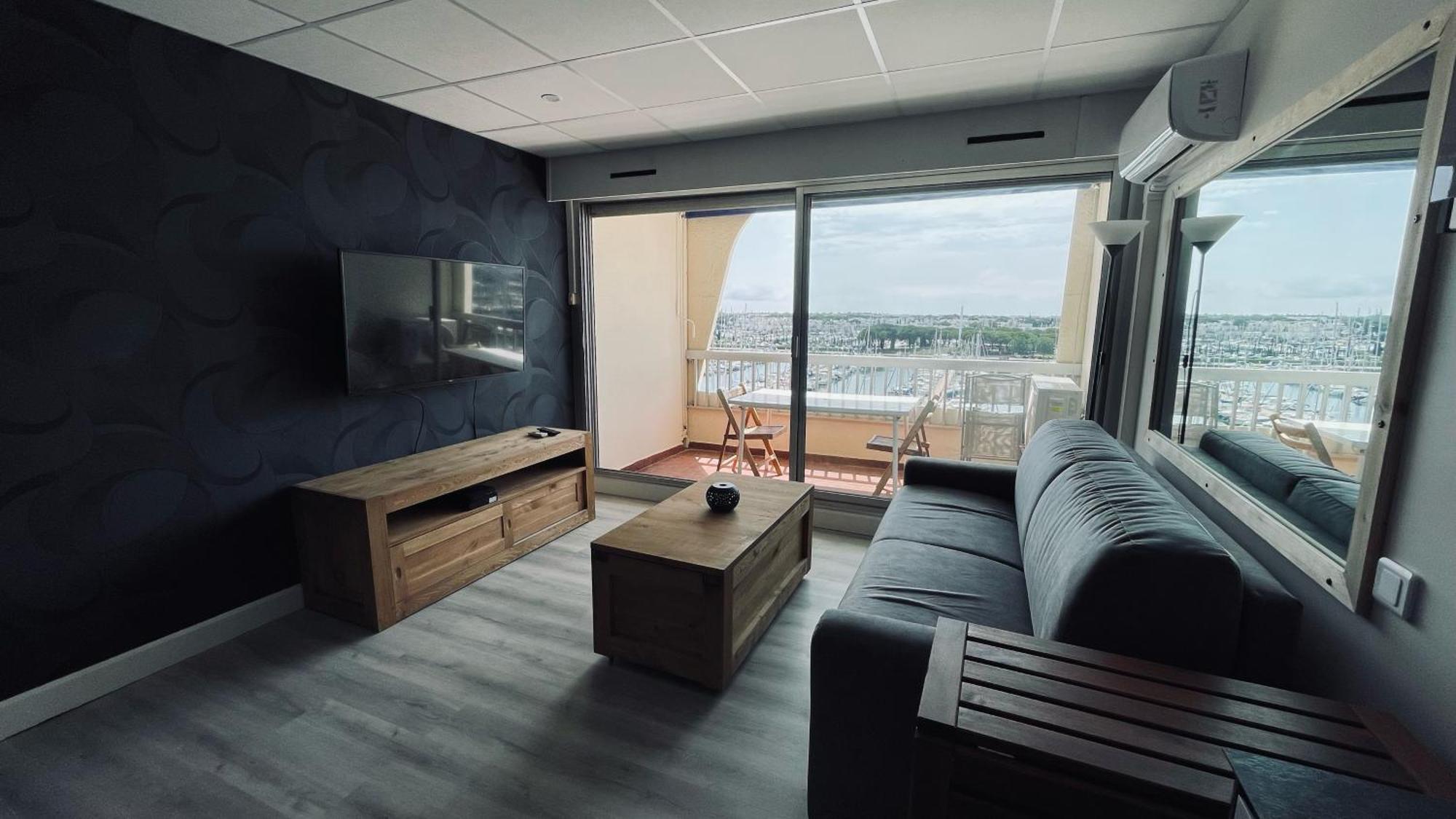 Studio, Vue Imprenable Marina Le Grau-du-Roi Bagian luar foto